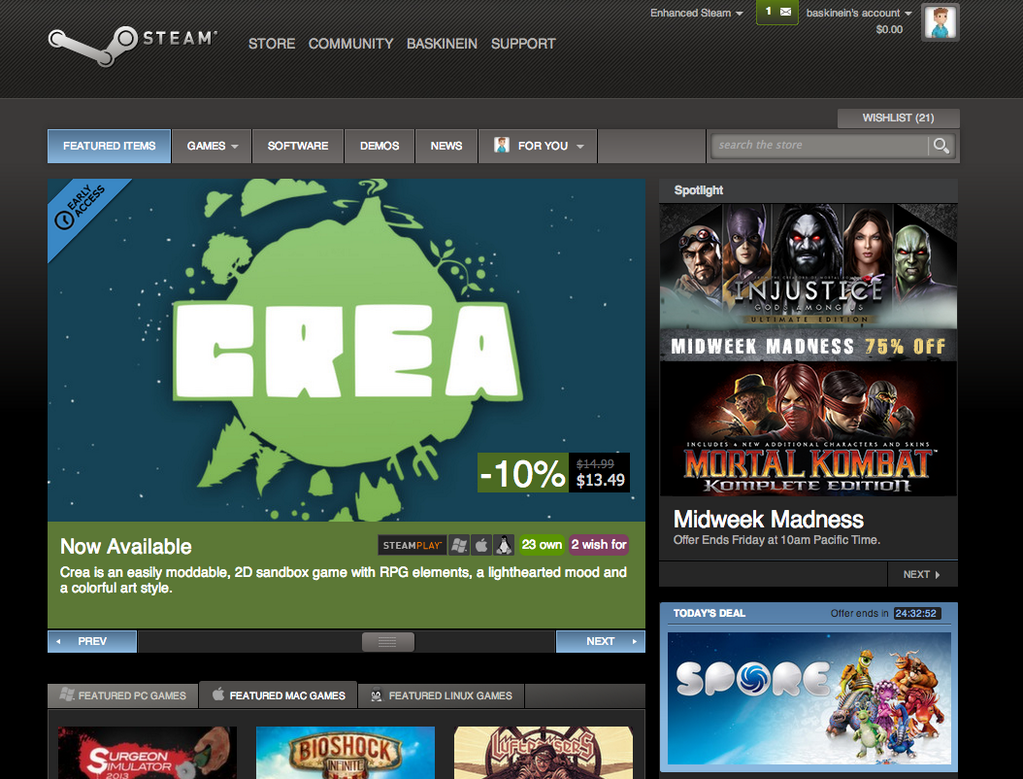 crea_steam_frontpage